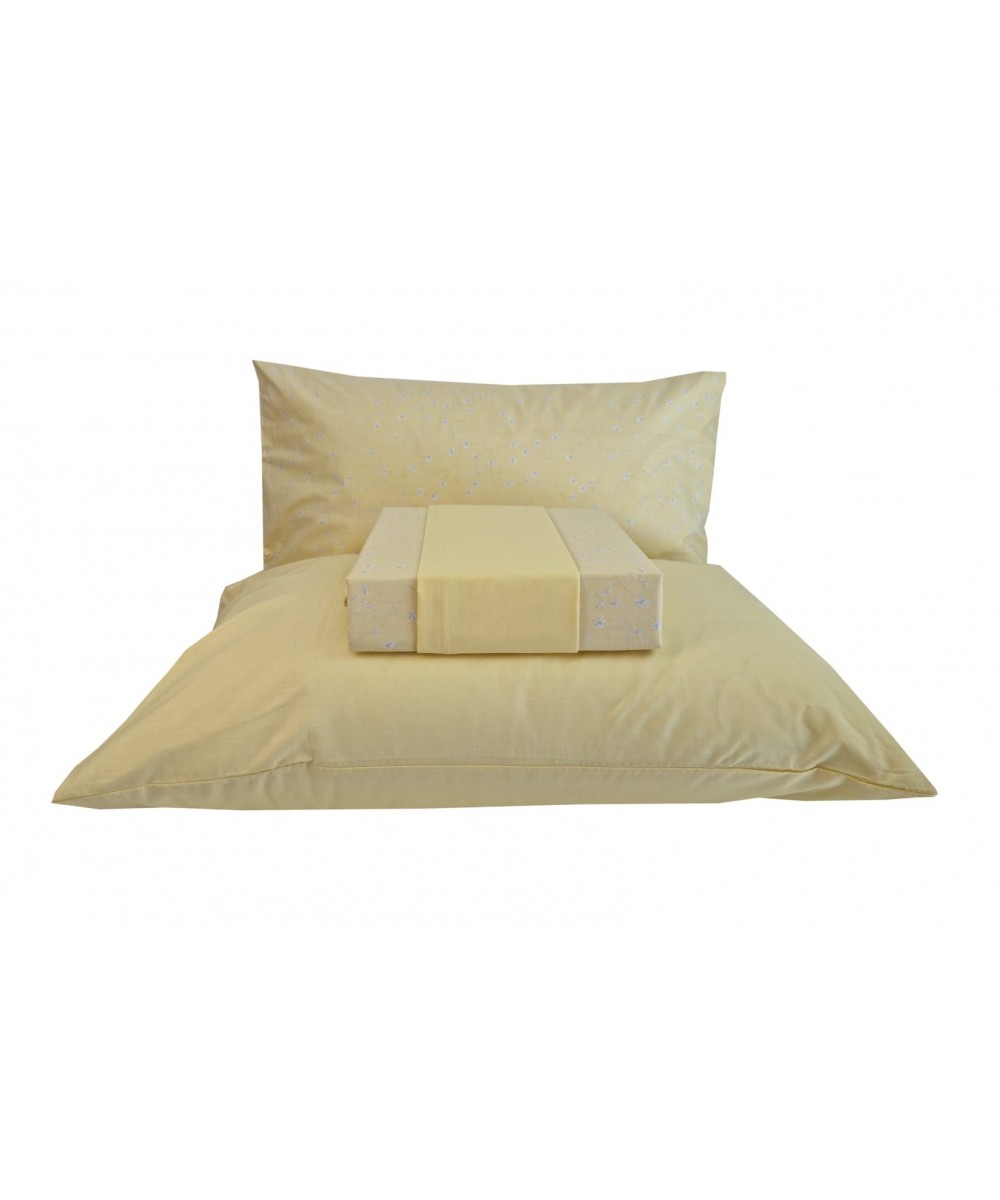 ACANTUS YELLOW Extra Double Sheet Set