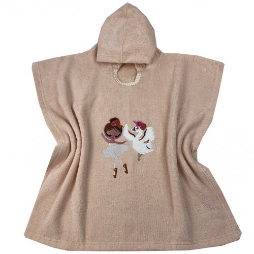 Children's Poncho 2-4 Years Ballerina 55X110