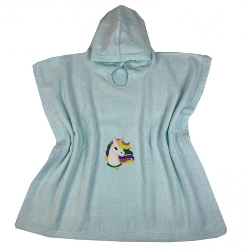 Children's Poncho 2-4 Years magic unicorn 55X110