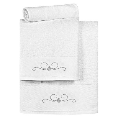 Towel set Art 3170 Set of 3 pcs White Beauty Home