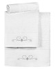 Towel set Art 3170 Set of 3 pcs White Beauty Home