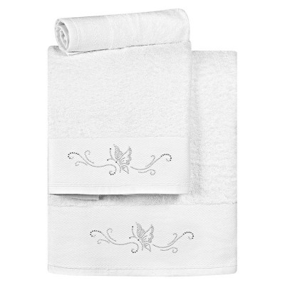 Towel set Art 3171 Set of 3 pcs White Beauty Home