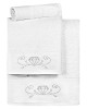 Towel set Art 3172 Set of 3 pcs White Beauty Home