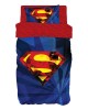 Comforter set single Art 6187 Superman 160x240 Blue Beauty Home