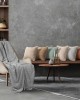 Three-seater Lamb Art Throw 8571 180x300 Gray Beauty Home