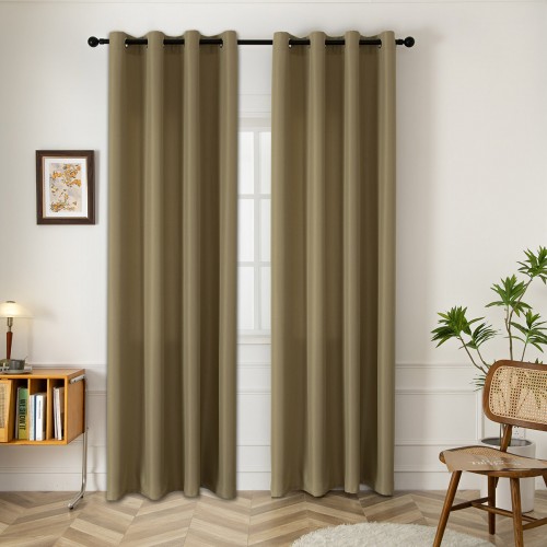 Medium shade curtain fabric Effect Art 8443 Φ320 Olive Beauty Home