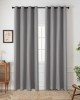 Blackout jacquard shading curtain fabric Glare Art 8444 Φ280 Gray Beauty Home