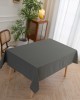 Tablecloth Supreme Art 8492 Charcoal 150x150 Beauty Home