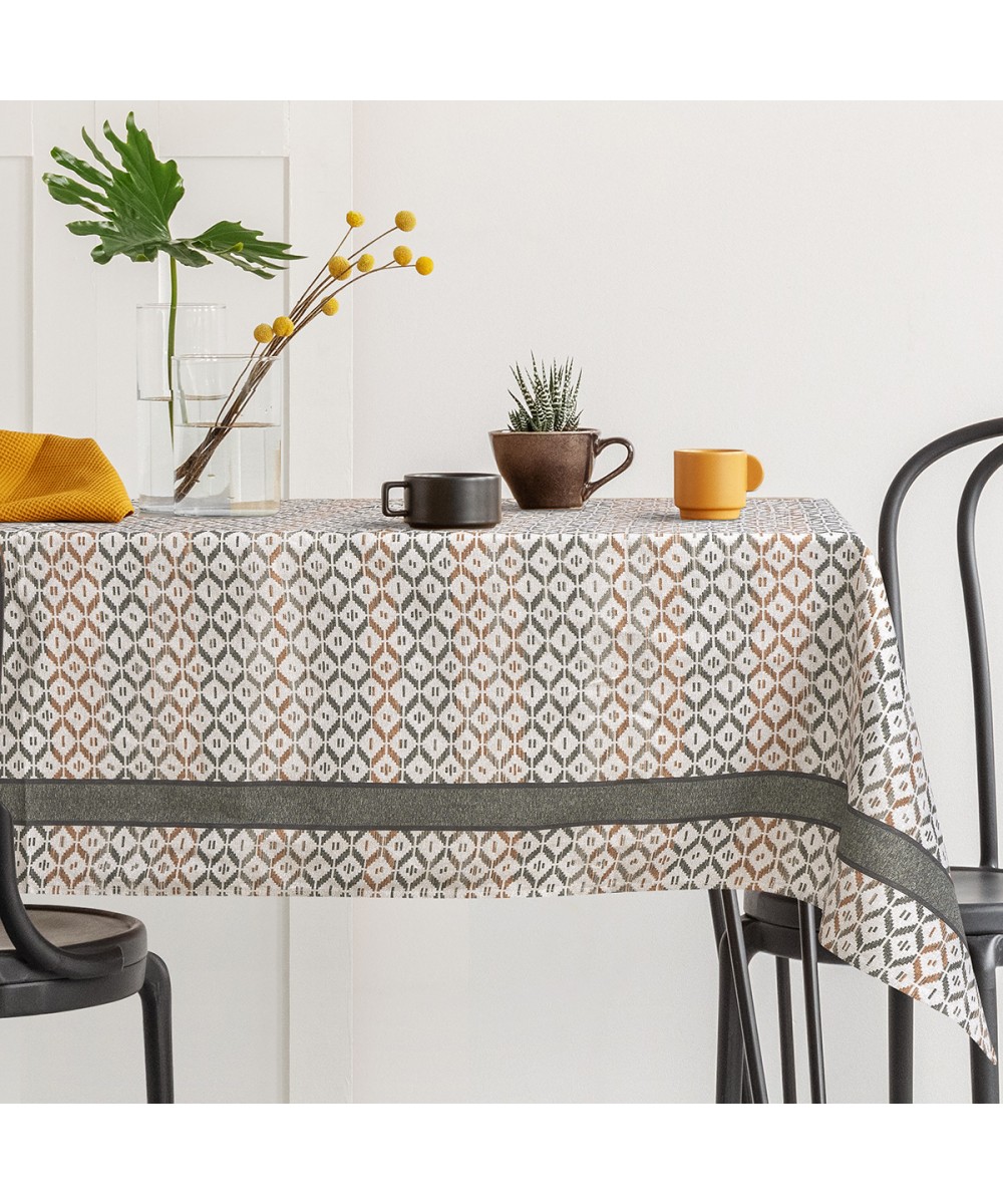 Tablecloth Curry Art 8483 Printed 140x140 Beauty Home