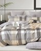 Extra double bedspread set Art 12132 Louise 220x240 Grey,Beige Beauty Home