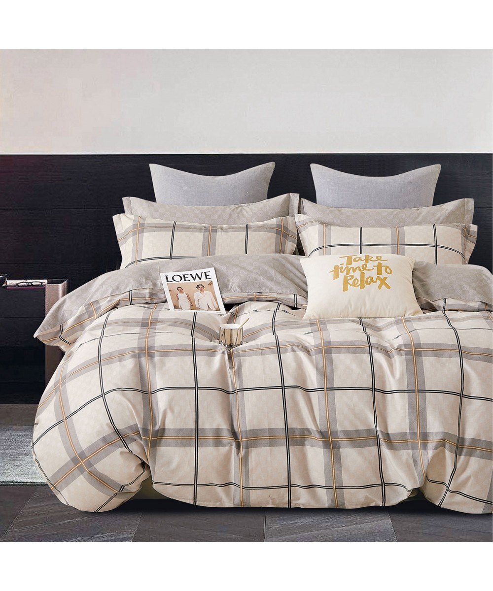 Extra double bedspread set Art 12133 Eliza 220x240 Beige Beauty Home