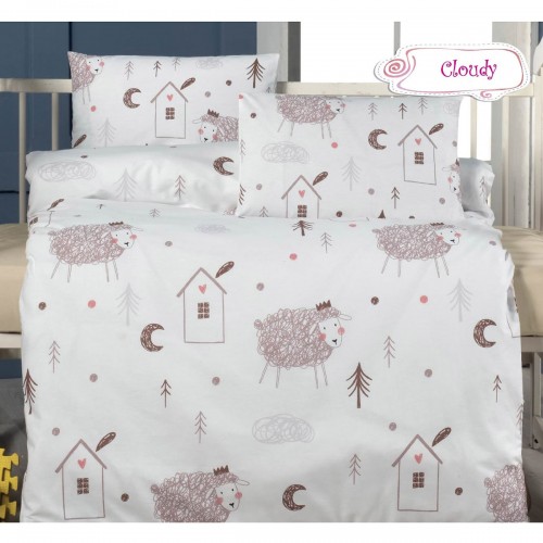 Baby sheet set Art 5608 100x150 Rotten Apple Beauty Home