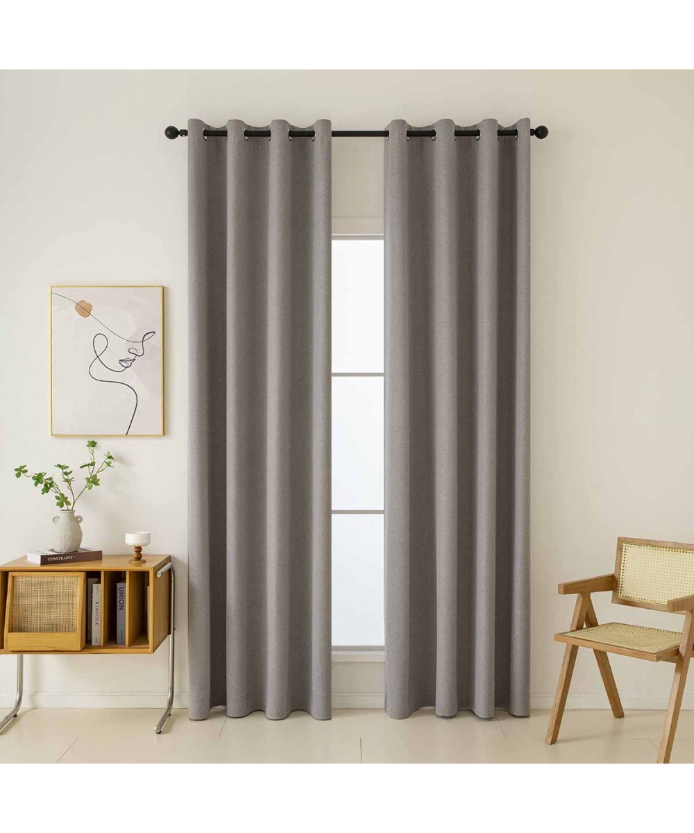 Full Blackout Shading Curtain Fabric Total Art 8446 Fabric Φ280 Amethyst Beauty Home