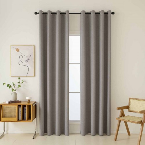 Full Blackout Shading Curtain Fabric Total Art 8446 Fabric Φ280 Amethyst Beauty Home