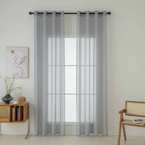 Gauze fabric Sharp Art 8448 Φ300 Gray Beauty Home