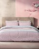 Single sheet set with elastic Mnemba Art 12184 100x200 30 Pink Beauty Home