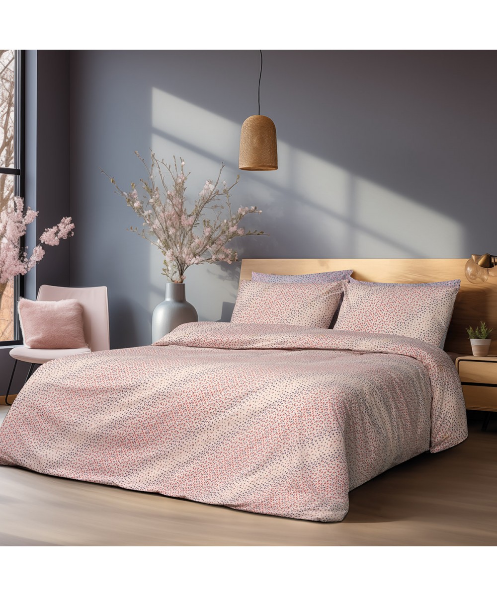 Single bedspread set Moritz Art 12093 160x240 Salmon Beauty Home