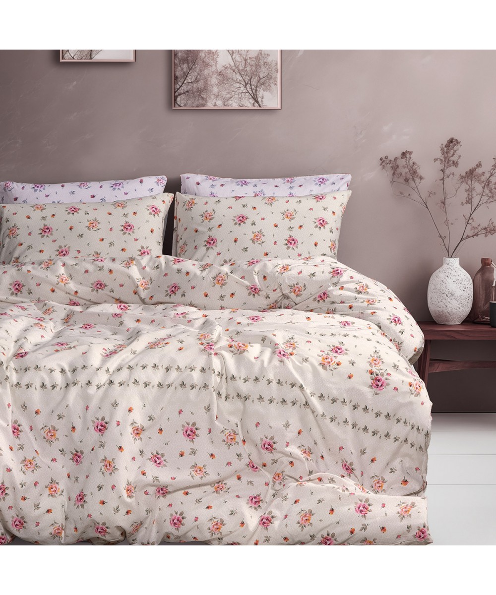 Single duvet set Fiji Art 12094 160x240 Beige Beauty Home