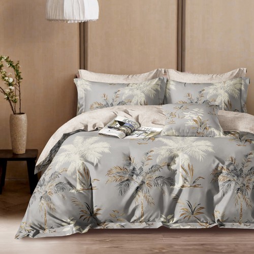 Σετ σεντόνια υπέρδιπλα Art 12615 Olivier 230x260 Γκρι   Beauty Home