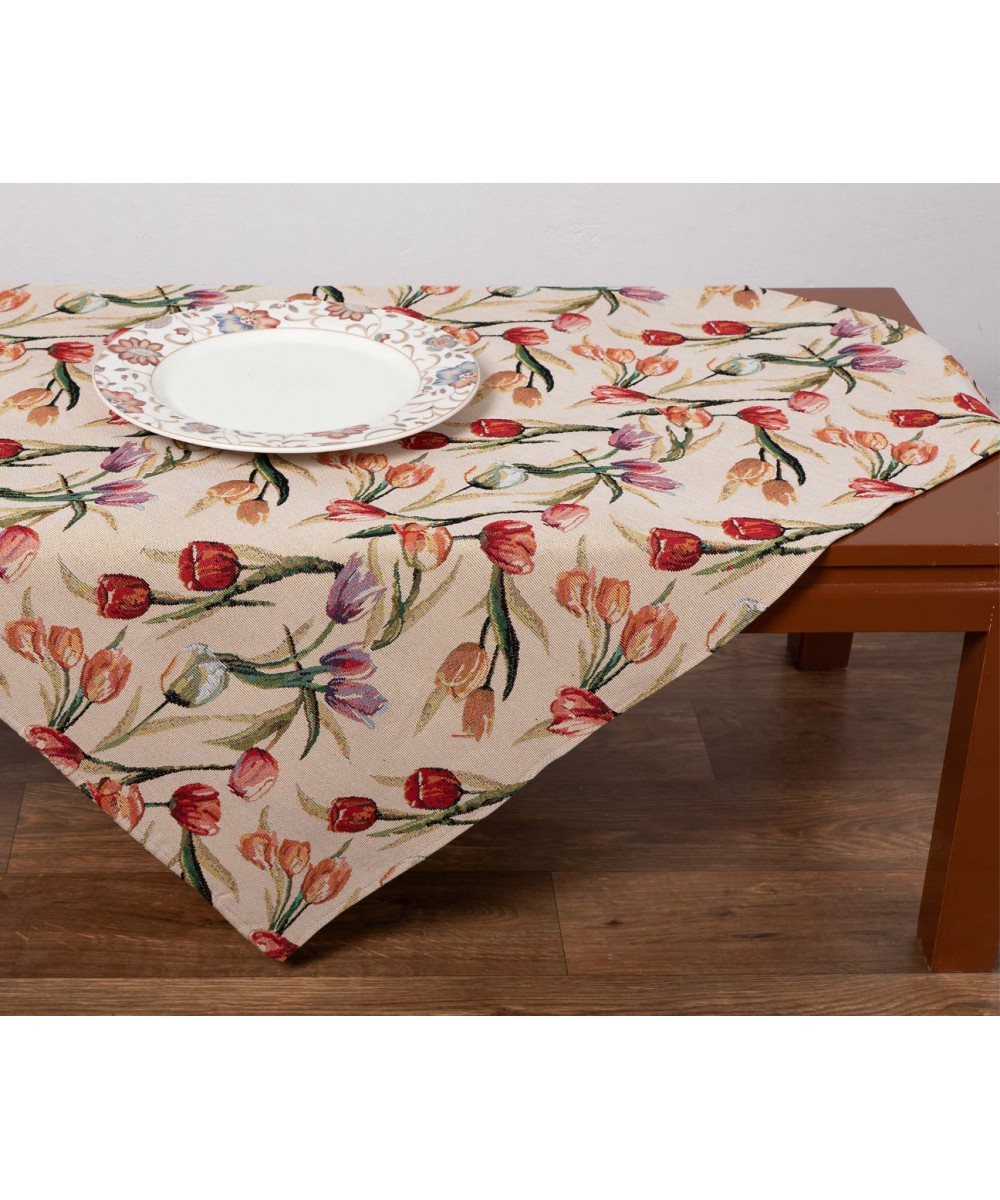 Fabric tablecloth (140cm x 180cm) tulip