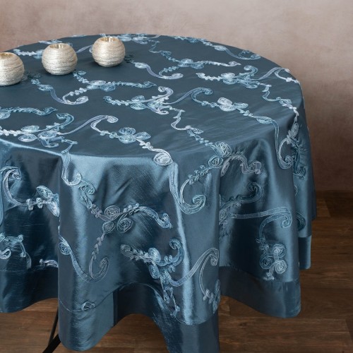 Satin Rotunda (150cm rd) 6271 Blue