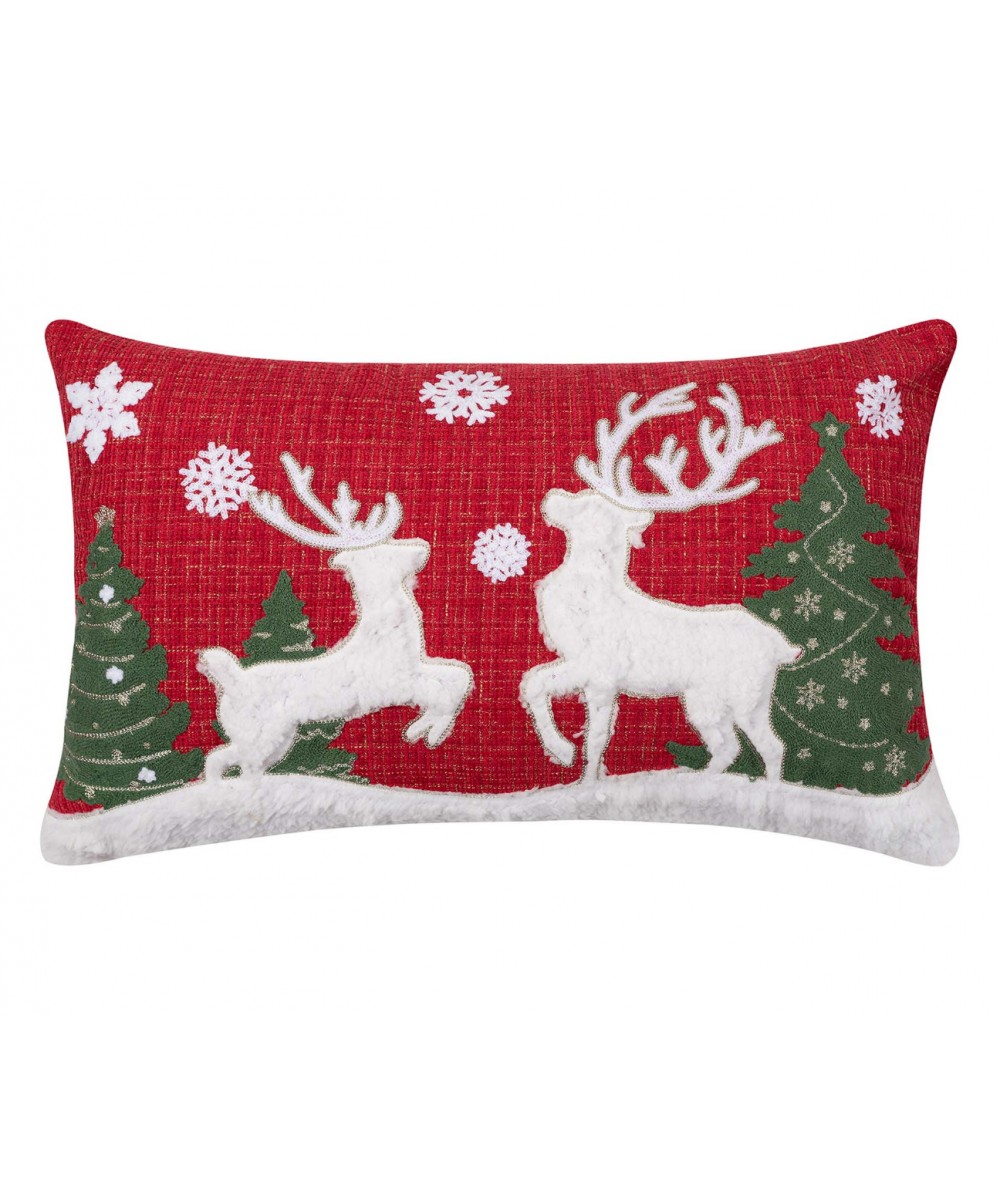 Christmas pillow case HP52157M (35cm x 60cm) red