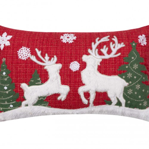 Christmas pillow case HP52157M (35cm x 60cm) red