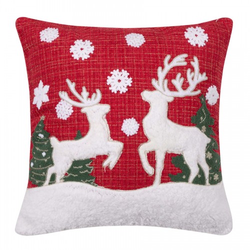 Christmas pillow case HP52157M (45cm x 45cm) red