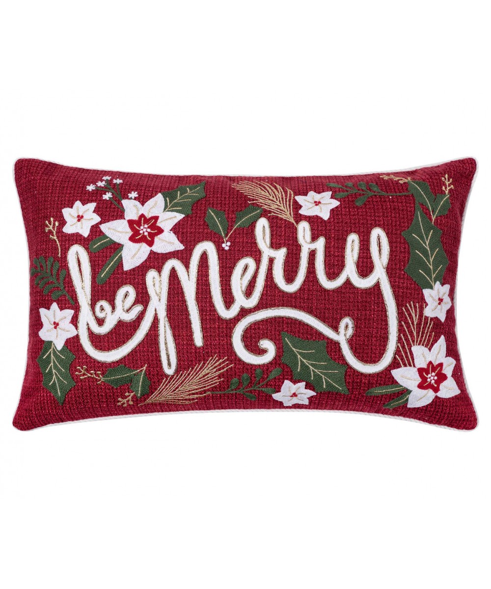 Christmas pillow case HP52510X (35cm x 60cm) red