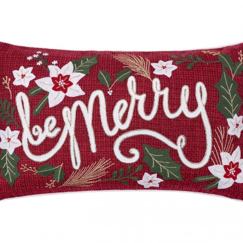 Christmas pillow case HP52510X (35cm x 60cm) red