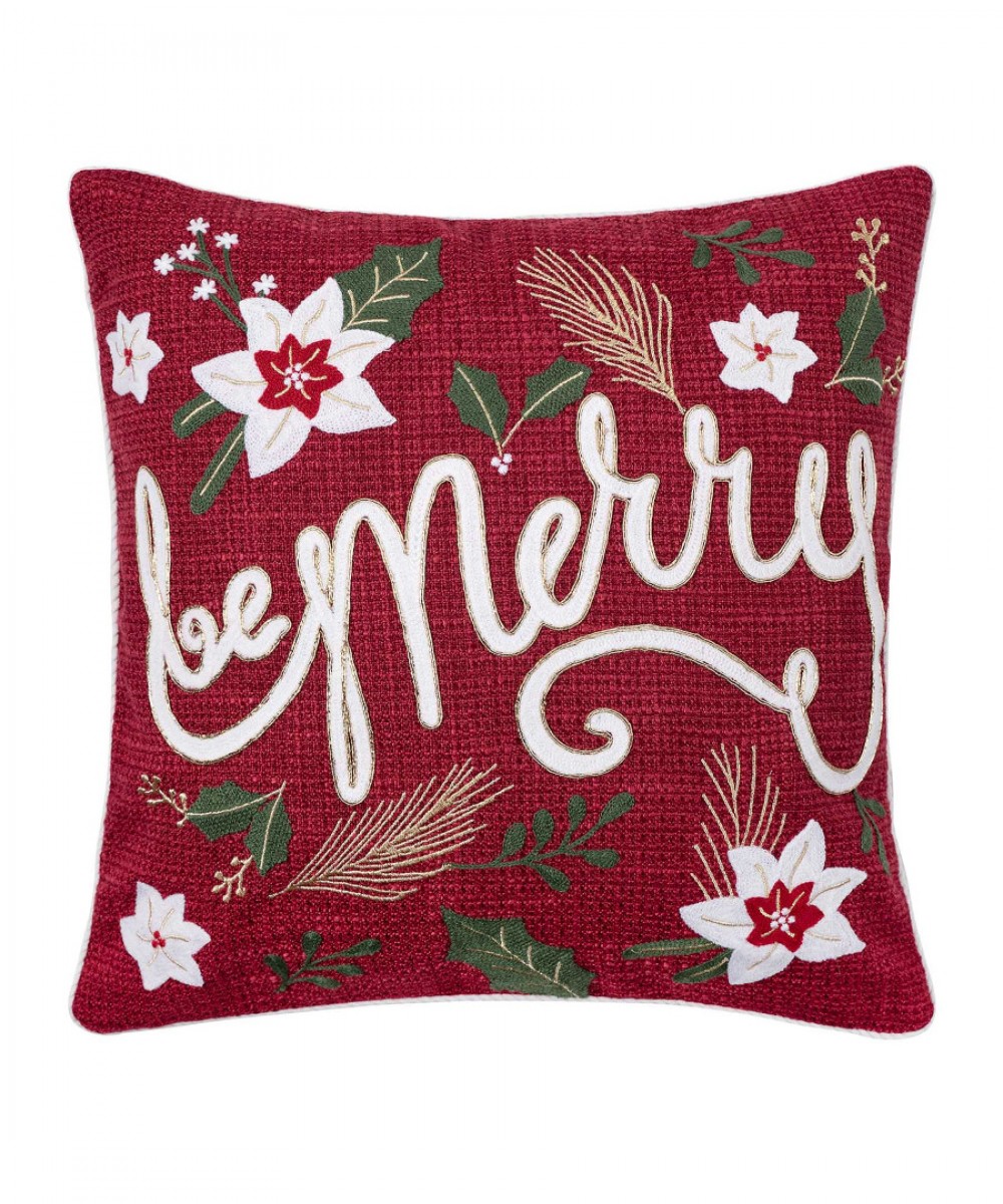 Christmas pillow case HP52510X (45cm x 45cm) red