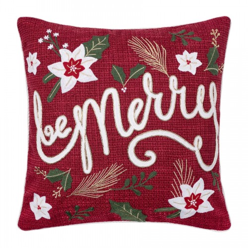 Christmas pillow case HP52510X (45cm x 45cm) red