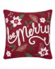 Christmas pillow case HP52510X (45cm x 45cm) red