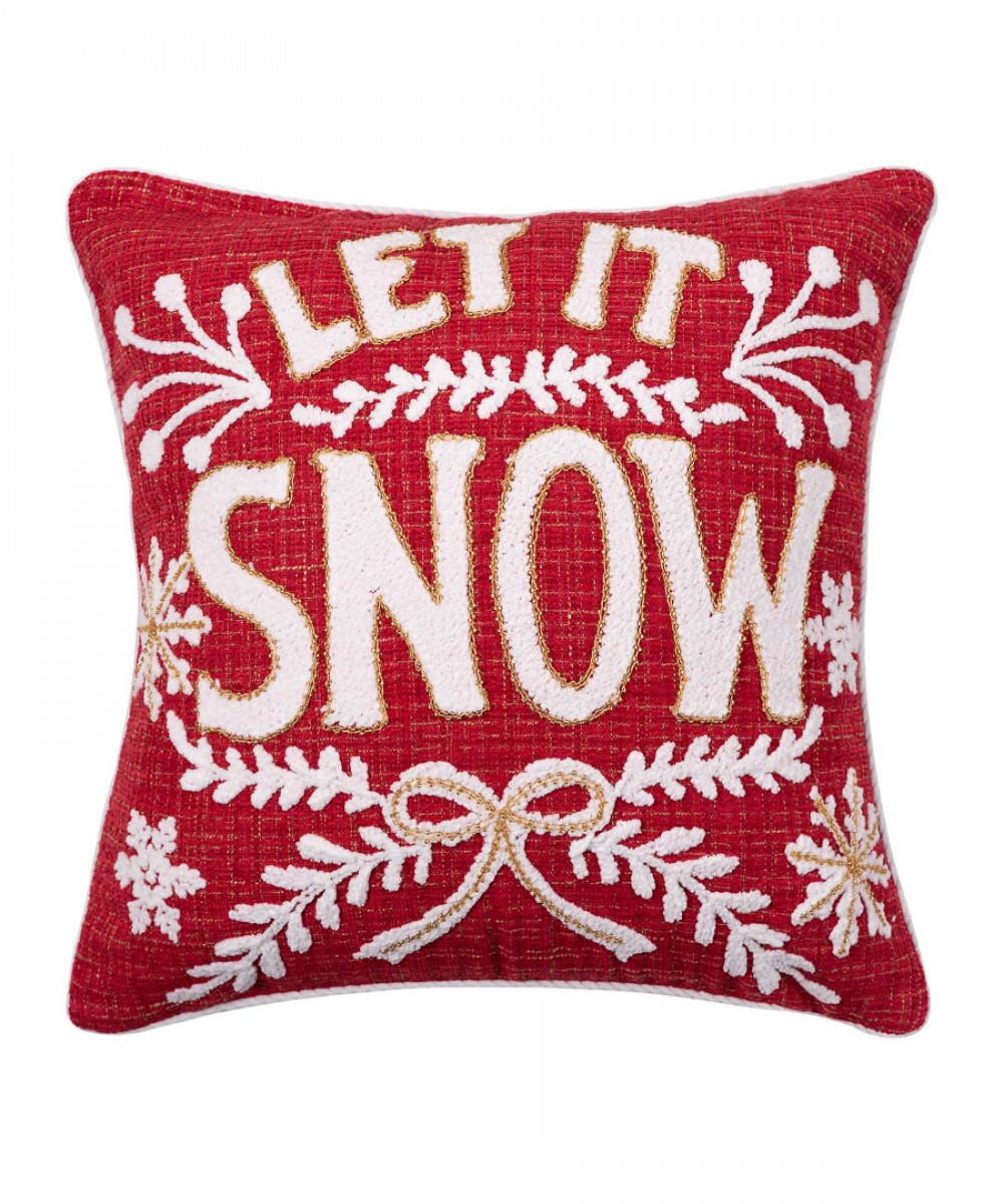 Christmas pillowcase HP52516X(45cm x 45cm) red