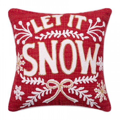 Christmas pillowcase HP52516X(45cm x 45cm) red