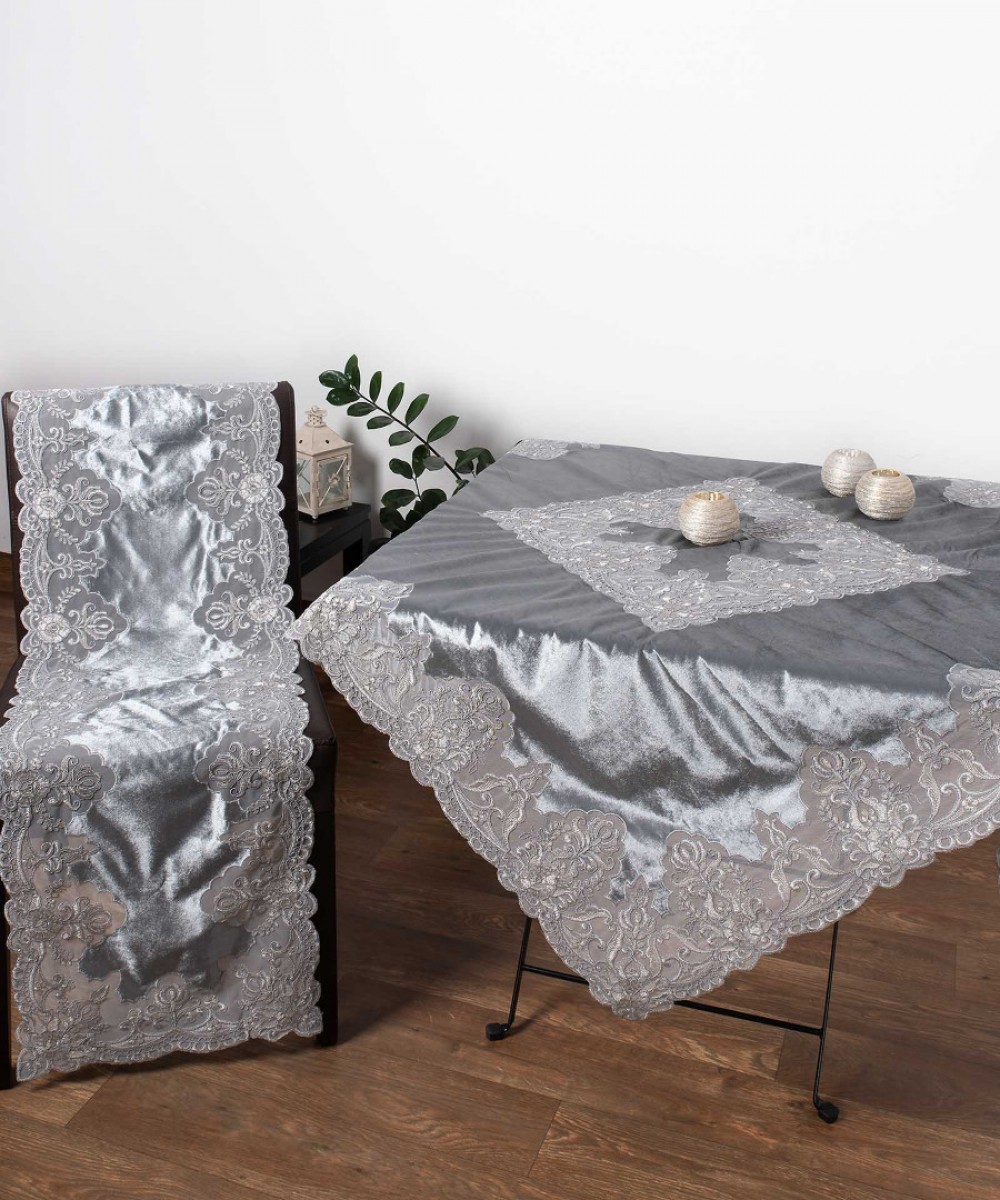 Table frame (135cm X 135cm) YL169-14B VELVET GRAY