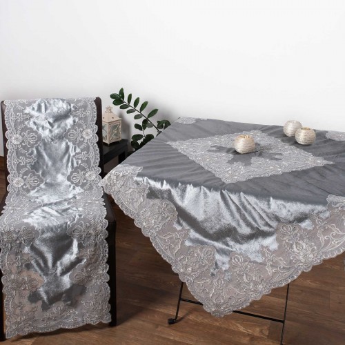 Table frame (135cm X 135cm) YL169-14B VELVET GRAY