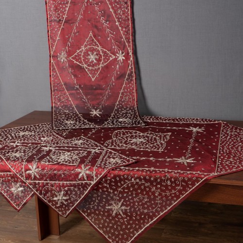 Table frame (125cm x 125cm) Erato Bordeaux