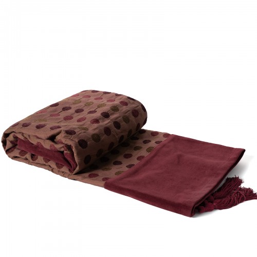 RICHTARIA 602 polka dots (150cm x 180cm) burgundy