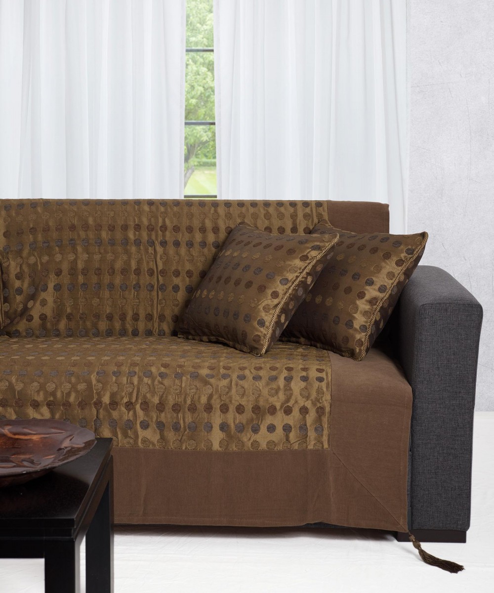 RICHTARIA 602 dots (150cm x 180cm) olive