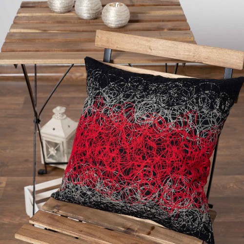 CUSHION mk12 (45cm x 45cm) red