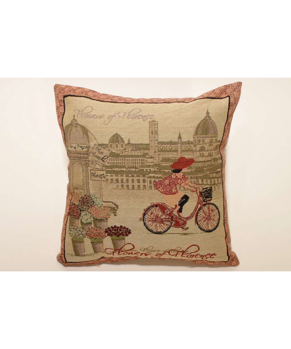 PILLOW CASE (45cm x 45cm) BICYCLE