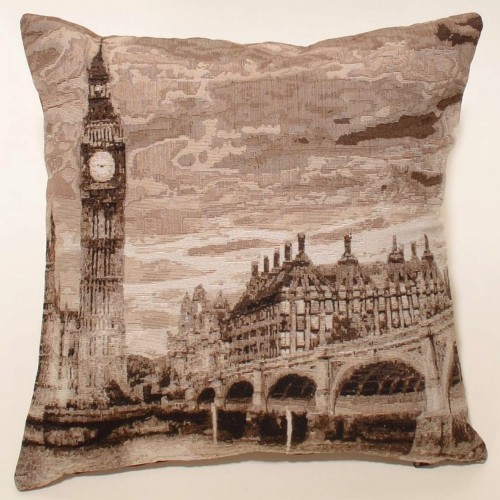 CUSHION (45cm x 45cm) BIG BEN BROWN