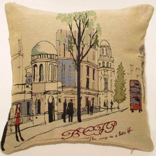 CUSHION (45cm x 45cm) BRITISH ROAD 2