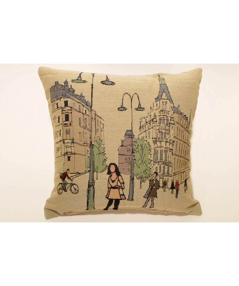 CUSHION (45cm x 45cm) BRITISH ROAD