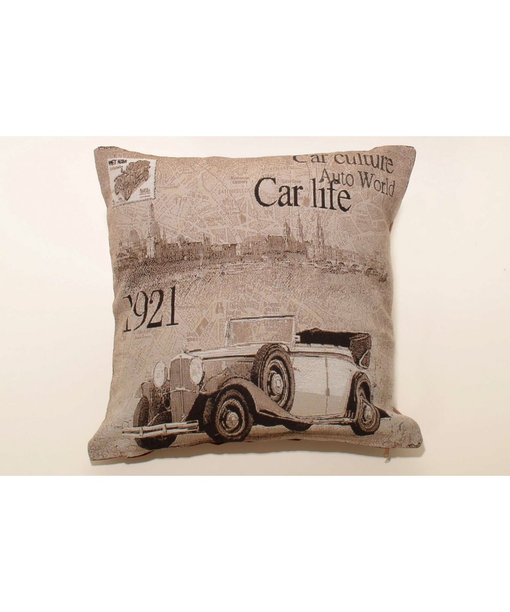 CUSHION (45cm x 45cm) CARS 2 BROWN