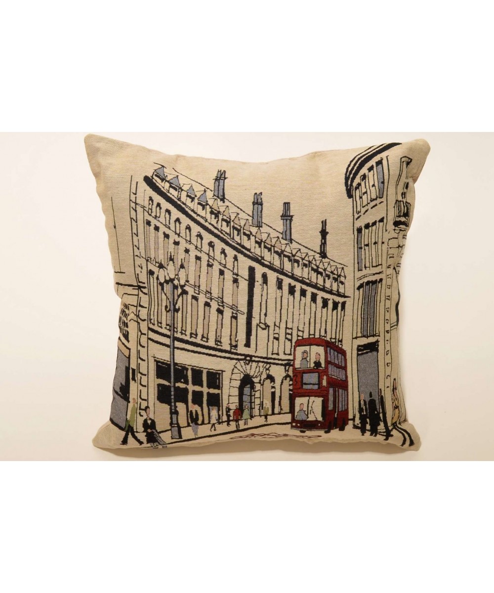 CUSHION (45cm x 45cm) LONDON BUS