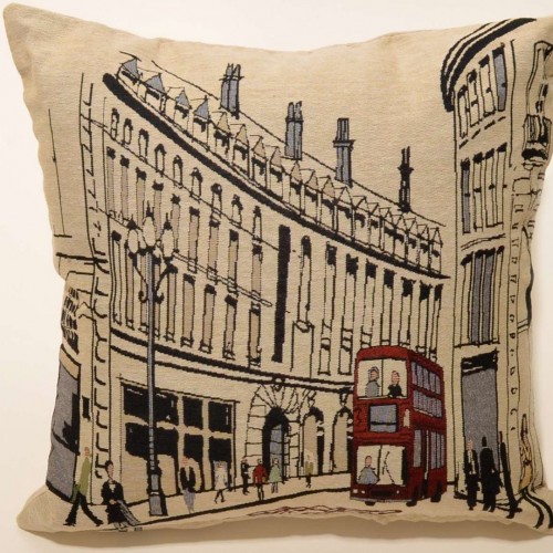 CUSHION (45cm x 45cm) LONDON BUS