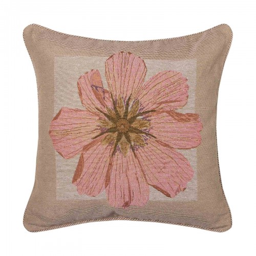 PILLOWCASE (45cm x 45cm) chenille flower1