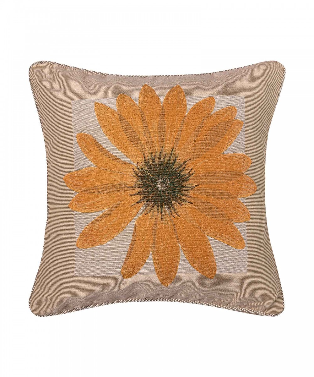 PILLOWCASE (45cm x 45cm) chenille flower2